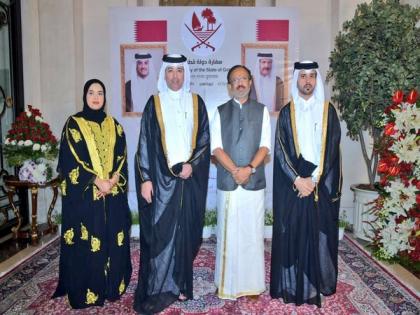 MoS Muraleedharan attends Qatar's National Day celebrations | MoS Muraleedharan attends Qatar's National Day celebrations