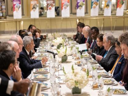 Jaishankar hosts UN chief, UNSC member state for 'millet lunch' in New York | Jaishankar hosts UN chief, UNSC member state for 'millet lunch' in New York