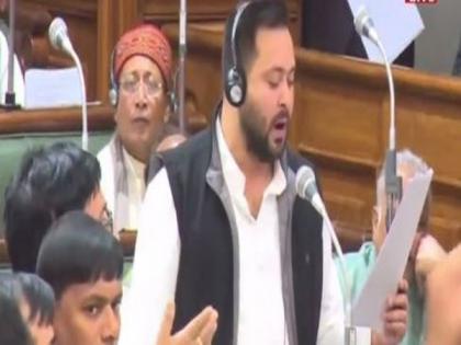 MLAs carry chair, create ruckus in Bihar Assembly as Tejashwi speaks | MLAs carry chair, create ruckus in Bihar Assembly as Tejashwi speaks MLAs carry chair, create ruckus in Bihar Assembly as Tejashwi speaks | MLAs carry chair, create ruckus in Bihar Assembly as Tejashwi speaks