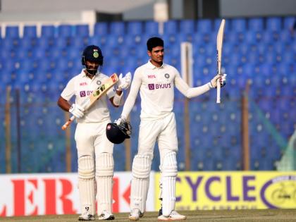 India set 513-run target for Bangladesh in second Test; Gill, Pujara score tons | India set 513-run target for Bangladesh in second Test; Gill, Pujara score tons