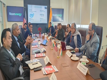 UP delegation led by Finance Minister Suresh Khanna visit Green energy company Bloom Energy | UP delegation led by Finance Minister Suresh Khanna visit Green energy company Bloom Energy