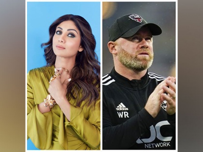 Shilpa Shetty catches 'football fever' on meeting Wayne Rooney, check out pic | Shilpa Shetty catches 'football fever' on meeting Wayne Rooney, check out pic