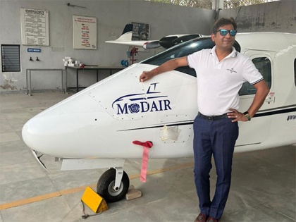 Atul Jain, founder of ModAir Aviation announces the induction of the second aircraft under its wings after Tecnam P2006T | Atul Jain, founder of ModAir Aviation announces the induction of the second aircraft under its wings after Tecnam P2006T