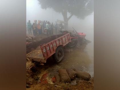 2 killed as tractor-trolley overturns in UP's Mainpuri | 2 killed as tractor-trolley overturns in UP's Mainpuri