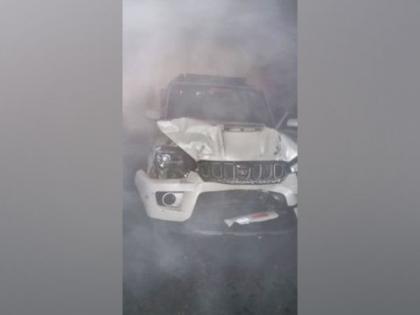 Haryana fog: Dy CM Dushyant Chautala's convoy car meets with accident | Haryana fog: Dy CM Dushyant Chautala's convoy car meets with accident Haryana fog: Dy CM Dushyant Chautala's convoy car meets with accident | Haryana fog: Dy CM Dushyant Chautala's convoy car meets with accident