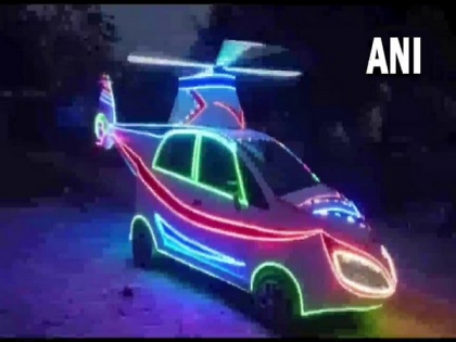 Azamgarh: Carpenter makes 'Helicopter'-styled Nano | Azamgarh: Carpenter makes 'Helicopter'-styled Nano