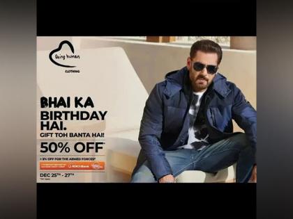 Being Human announces a Flat 50 per cent discount on the entire collection between the 25-27th December | Being Human announces a Flat 50 per cent discount on the entire collection between the 25-27th December