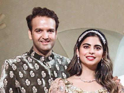 Isha Ambani, hubby Anand Piramal return to Mumbai with newborn twins, receive grand welcome at Ambani residence | Isha Ambani, hubby Anand Piramal return to Mumbai with newborn twins, receive grand welcome at Ambani residence