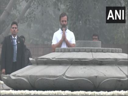 Rahul Gandhi pays tribute to Indira Gandhi and Rajiv Gandhi | Rahul Gandhi pays tribute to Indira Gandhi and Rajiv Gandhi