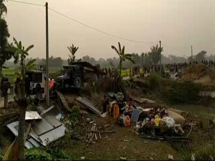 Assam: Major eviction drive carried out in Barpeta | Assam: Major eviction drive carried out in Barpeta