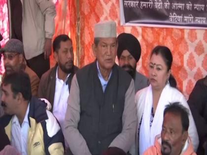 Harish Rawat stages dharna demanding CBI inquiry into Ankita Bhandari murder case | Harish Rawat stages dharna demanding CBI inquiry into Ankita Bhandari murder case