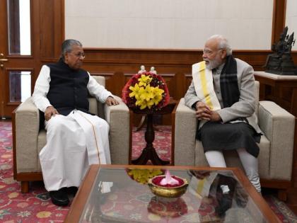 Kerala chief minister Pinarayi Vijayan meets PM Modi in Delhi | Kerala chief minister Pinarayi Vijayan meets PM Modi in Delhi