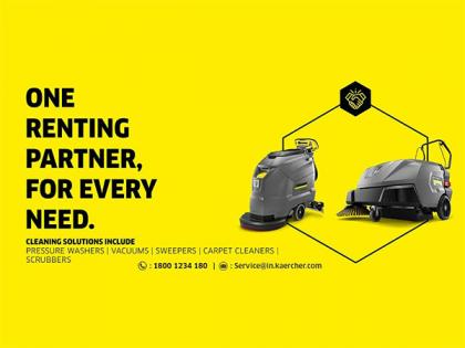 Global leader in Cleaning Solutions, Karcher, offers world-class top-quality machines on rent | Global leader in Cleaning Solutions, Karcher, offers world-class top-quality machines on rent