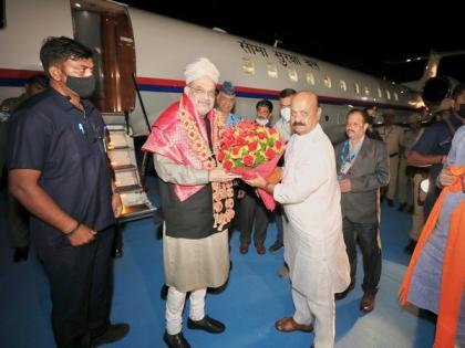 Amit Shah reaches Bengaluru on two-day visit to Karnataka | Amit Shah reaches Bengaluru on two-day visit to Karnataka Amit Shah reaches Bengaluru on two-day visit to Karnataka | Amit Shah reaches Bengaluru on two-day visit to Karnataka