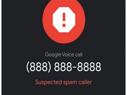 Google Voice introducing special label denoting 'suspected spam' callers | Google Voice introducing special label denoting 'suspected spam' callers