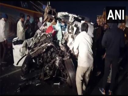 Gujarat: Nine dead as bus collides with SUV in Navsari | Gujarat: Nine dead as bus collides with SUV in Navsari Gujarat: Nine dead as bus collides with SUV in Navsari | Gujarat: Nine dead as bus collides with SUV in Navsari