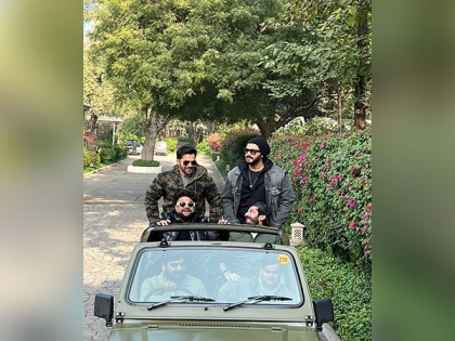 Varun Dhawan, Arjun Kapoor all smiles as they enjoy wilderness of Ranthambore | Varun Dhawan, Arjun Kapoor all smiles as they enjoy wilderness of Ranthambore