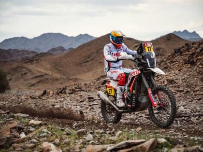 Hero MotoSports team achieves a podium in stage-2 at Dakar Rally 2023 | Hero MotoSports team achieves a podium in stage-2 at Dakar Rally 2023