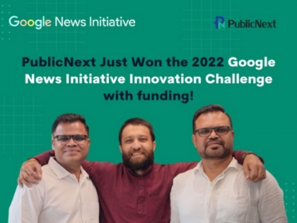 PublicNext has been selected as a recipient of the Google News Initiative (GNI) Innovation Challenge (Asia Pacific) along with funding from Google | PublicNext has been selected as a recipient of the Google News Initiative (GNI) Innovation Challenge (Asia Pacific) along with funding from Google