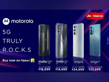 Motorola Partners with Reliance Jio, Enables True 5G Across Its Extensive 5G Smartphone Portfolio in India | Motorola Partners with Reliance Jio, Enables True 5G Across Its Extensive 5G Smartphone Portfolio in India