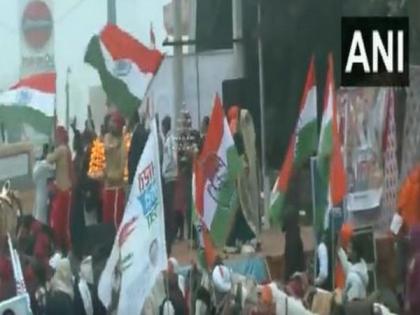 Colourful processions mark Bharat Jodo Yatra in Haryana's Karnal | Colourful processions mark Bharat Jodo Yatra in Haryana's Karnal