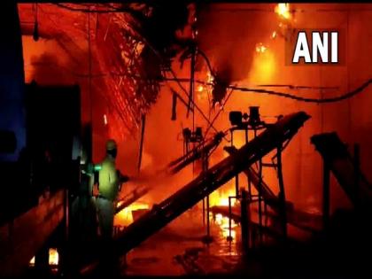 West Bengal: Massive fire breaks out at factory in Naxalbari | West Bengal: Massive fire breaks out at factory in Naxalbari