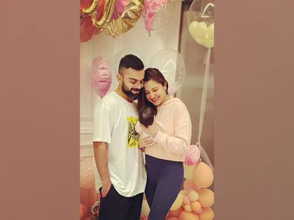 Virat shares pictures with wife Anushka, daughter Vamika, expresses gratitude to God | Virat shares pictures with wife Anushka, daughter Vamika, expresses gratitude to God