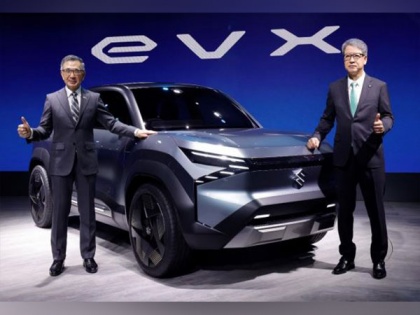 Maruti Suzuki premieres Concept Electric SUV eVX at Auto Expo 2023; See pictures | Maruti Suzuki premieres Concept Electric SUV eVX at Auto Expo 2023; See pictures