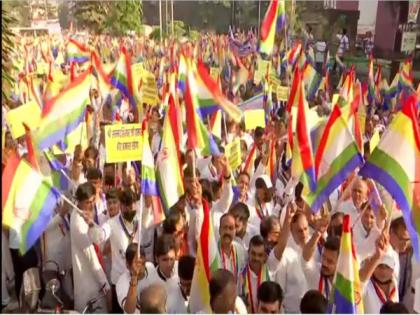 Sammed Shikarji protest: Jains take out march in Telangana | Sammed Shikarji protest: Jains take out march in Telangana Sammed Shikarji protest: Jains take out march in Telangana | Sammed Shikarji protest: Jains take out march in Telangana