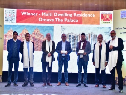 The Palace by Omaxe wins Multi Dwelling Residence Award by ICI (Lucknow) Ultratech Awards | The Palace by Omaxe wins Multi Dwelling Residence Award by ICI (Lucknow) Ultratech Awards