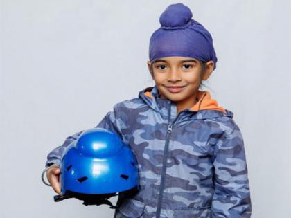 Canada: Sikh woman in Ontario creates turban-friendly helmet for her kids | Canada: Sikh woman in Ontario creates turban-friendly helmet for her kids