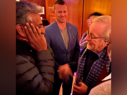 SS Rajamouli meets his 'God' Steven Spielberg | SS Rajamouli meets his 'God' Steven Spielberg