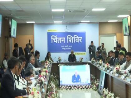 Rajasthan CM Ashok-Gehlot chairs first session of Chintan Shivir in Jaipur today | Rajasthan CM Ashok-Gehlot chairs first session of Chintan Shivir in Jaipur today Rajasthan CM Ashok-Gehlot chairs first session of Chintan Shivir in Jaipur today | Rajasthan CM Ashok-Gehlot chairs first session of Chintan Shivir in Jaipur today