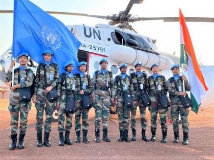 All Indian women platoon land in Abyei for UN peacekeeping mission | All Indian women platoon land in Abyei for UN peacekeeping mission All Indian women platoon land in Abyei for UN peacekeeping mission | All Indian women platoon land in Abyei for UN peacekeeping mission
