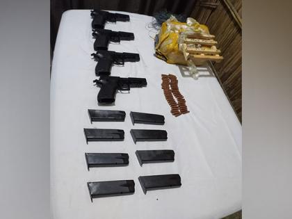 BSF seizes Chinese arms from weapon consignment dropped by Pak drone in Gurdaspur | BSF seizes Chinese arms from weapon consignment dropped by Pak drone in Gurdaspur BSF seizes Chinese arms from weapon consignment dropped by Pak drone in Gurdaspur | BSF seizes Chinese arms from weapon consignment dropped by Pak drone in Gurdaspur