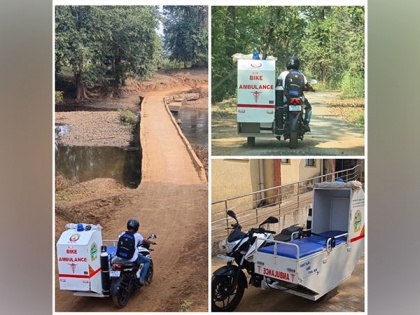ITDP introduces 'Bike Ambulance' in Maharashtra's Gadchiroli | ITDP introduces 'Bike Ambulance' in Maharashtra's Gadchiroli