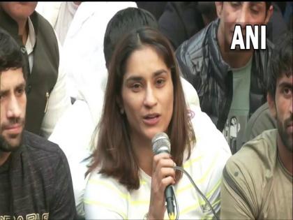 Protest will continue until we get justice: Vinesh Phogat | Protest will continue until we get justice: Vinesh Phogat