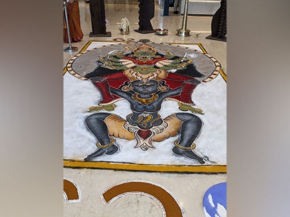 At G20 Working Group Meeting in Kerala, delegates greeted with rangoli designs | At G20 Working Group Meeting in Kerala, delegates greeted with rangoli designs