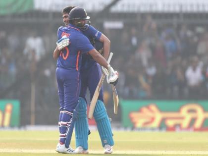 India put up stiff target of 386 for New Zealand in third ODI; Rohit, Gill smash centuries | India put up stiff target of 386 for New Zealand in third ODI; Rohit, Gill smash centuries