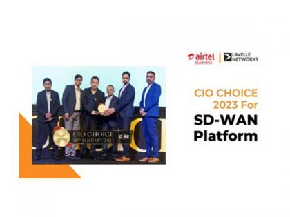 CIO CHOICE 2023 Recognizes Airtel Business - Lavelle Networks as the Most Trusted Brand in SD-WAN Platform | CIO CHOICE 2023 Recognizes Airtel Business - Lavelle Networks as the Most Trusted Brand in SD-WAN Platform