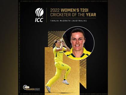 Australia's Tahlia McGrath wins ICC Women's T20I Cricketer of 2022 award | Australia's Tahlia McGrath wins ICC Women's T20I Cricketer of 2022 award