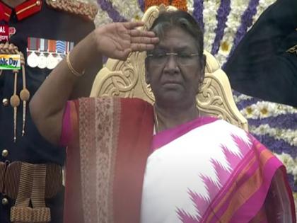 Republic Day 2023: President Droupadi Murmu unfurls Tricolour, gets ceremonial 21 Gun salute | Republic Day 2023: President Droupadi Murmu unfurls Tricolour, gets ceremonial 21 Gun salute
