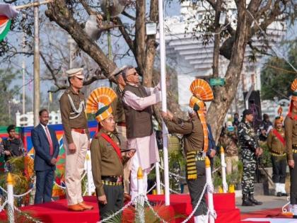 Manipur celebrates 74th Republic Day at historic Kangla | Manipur celebrates 74th Republic Day at historic Kangla