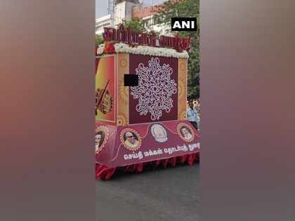 "Long Live Tamil Nadu": State govt's message on tableau at Republic Day event | "Long Live Tamil Nadu": State govt's message on tableau at Republic Day event