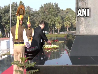 Interpol delegation pays tribute at National Police Memorial in New Delhi | Interpol delegation pays tribute at National Police Memorial in New Delhi