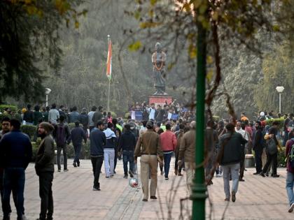 BBC Documentary Row: DU forms 7-member panel to probe ruckus outside Arts Faculty | BBC Documentary Row: DU forms 7-member panel to probe ruckus outside Arts Faculty