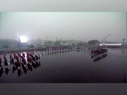 Indian tunes based on ragas, drone show among highlights of Beating Retreat ceremony at Vijay Chowk | Indian tunes based on ragas, drone show among highlights of Beating Retreat ceremony at Vijay Chowk