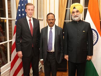 NSA Doval, US counterpart Sullivan participate in 'special reception' hosted by Indian envoy Sandhu | NSA Doval, US counterpart Sullivan participate in 'special reception' hosted by Indian envoy Sandhu