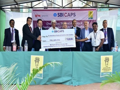 SBICAPS joins hands with APD to provide free assistive devices to 300 people with special needs in Bengaluru | SBICAPS joins hands with APD to provide free assistive devices to 300 people with special needs in Bengaluru
