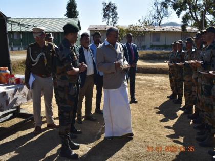 Manipur governor interacts with Assam Rifles troops | Manipur governor interacts with Assam Rifles troops